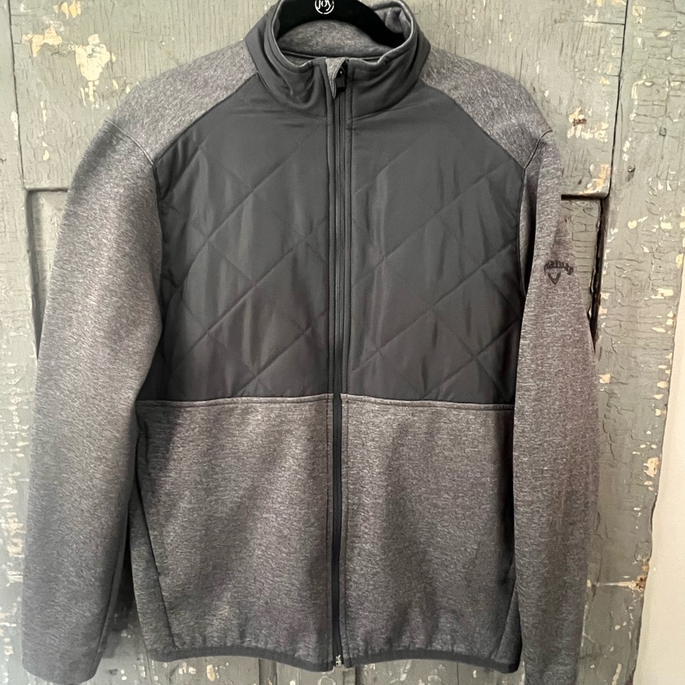 Callaway Golf Weather Series Jacket Full Zip Gray Men’s Size small